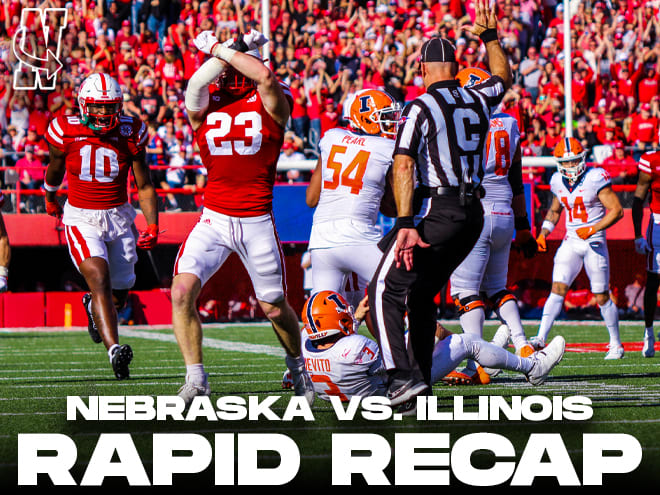 Nebraska lost to Illinois, 26-9, on Saturday. (Jansen Coburn/Inside Nebraska)