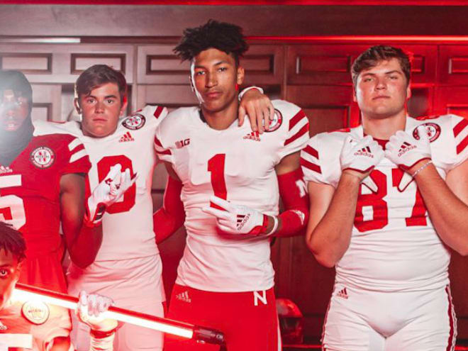 Quinn Clark (1) has committed to Nebraska following his official visit.