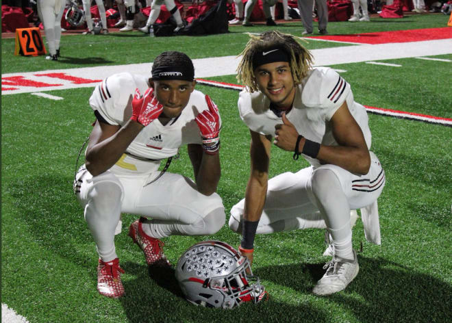 McCullouch (right) with teammate Davin Wilson, is having a monster year at Rancho Verde