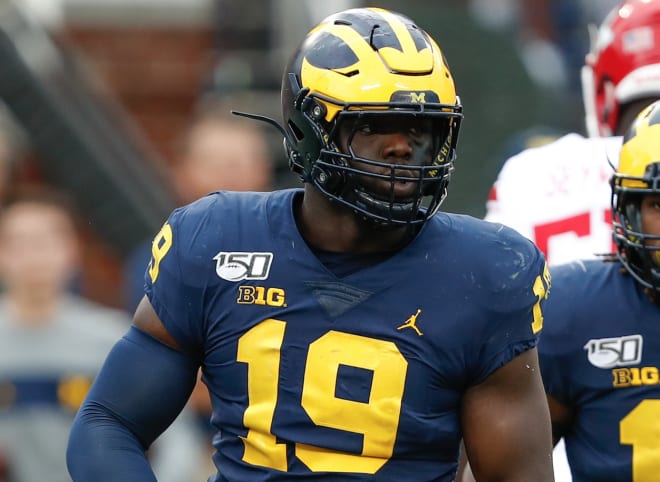 Michigan Wolverines football defensive end Kwity Paye is projected to go in the first round of the NFL Draft.