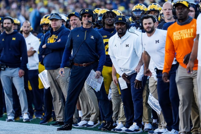 Michigan Wolverines football head coach Jim Harbaugh