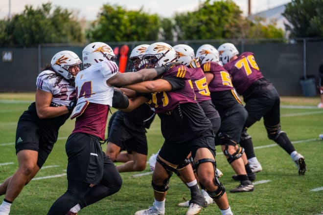 Cavanaugh: "It was a good spring for us situationally. Some of it I was like ‘wow, this is fantastic.’” (Sun Devil Athletics Photo)