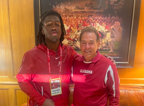 Myles Graham visited Alabama on Thursday.