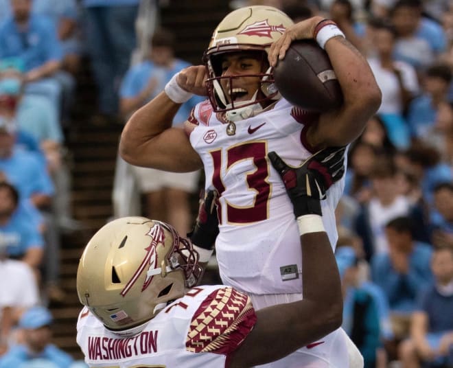 Darius Washington got some work in during Saturday's scrimmage.