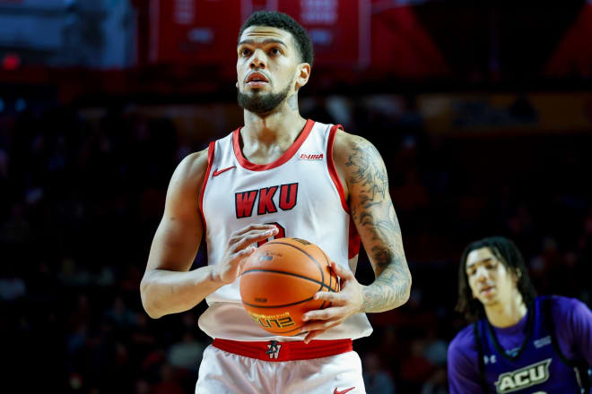 WKU fifth year forward Rodney Howard during a recent home game against Abilene Christian.