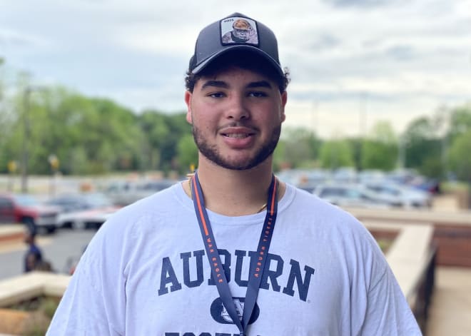 Fletcher Westphal visited Auburn's campus Friday.