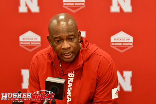 Nebraska assistant coach Mickey Joseph