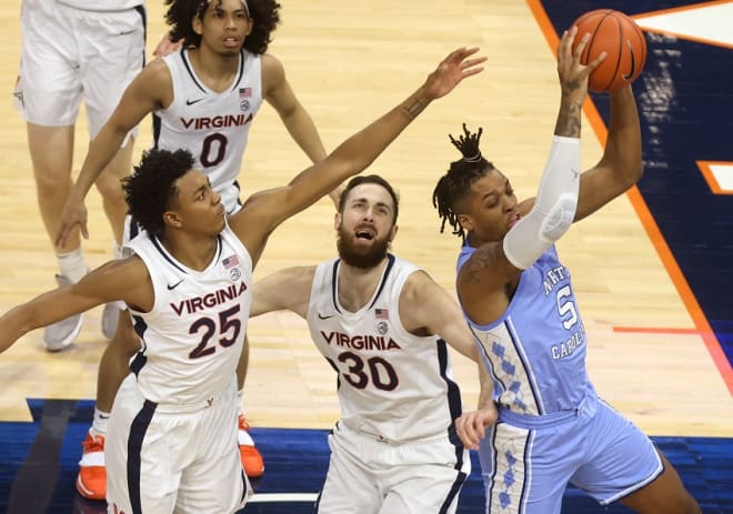 Struggles inside the paint are one of our 5 Takeaways from UNC's 60-48 loss at No. 9 Virginia on Saturday night.