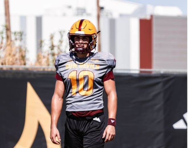 ASU QB Sam Leavitt (ASU Athletics Photo)