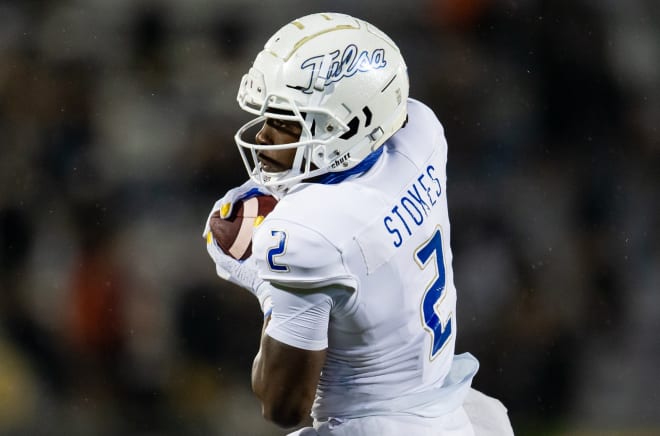 Keylon Stokes has a realistic shot at ending his career as Tulsa's all-time leading receiver.