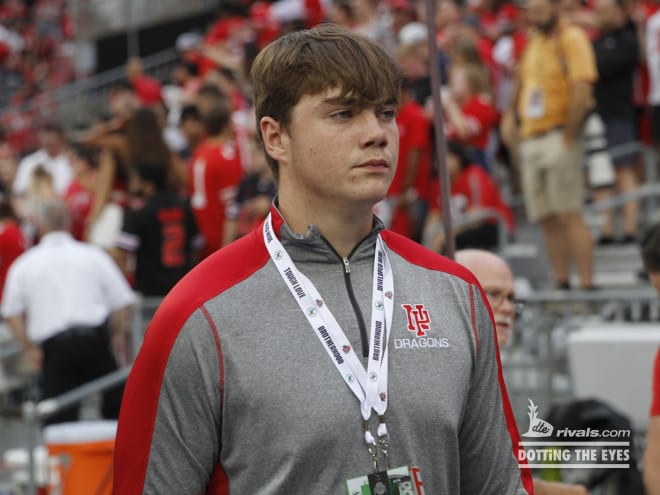 Junior tackle Ian Moore visited Wisconsin on Saturday. 