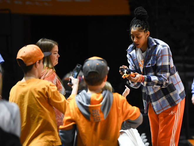 Candace Parker visited Tennessee multiple times during last season.