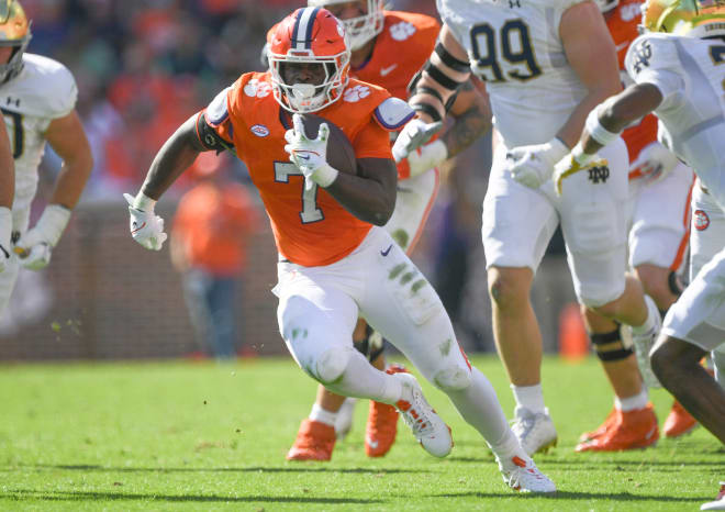 It was the Phil Mafah show against Notre Dame last week for Clemson