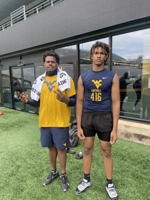 Works enjoyed his camp stop with the West Virginia Mountaineers football program.