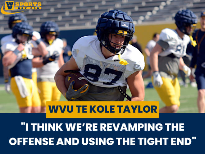 The West Virginia Mountaineers football program has a versatile tight end in Taylor