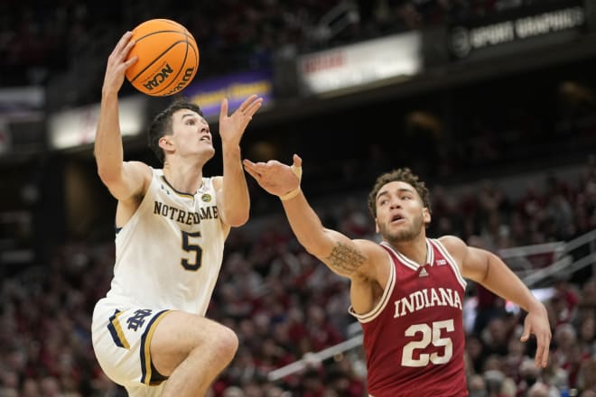 Notre Dame Fighting Irish men's basketball guard Cormac Ryan