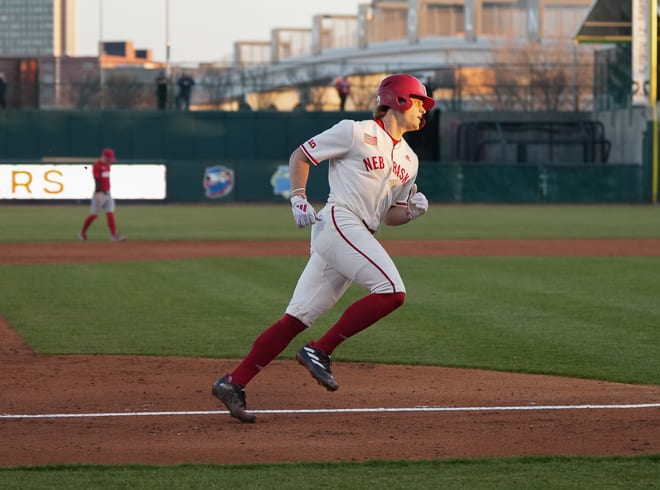 Josh Caron had an explosive night at the plate, accounting for six runs as Nebraska baseball outlasted Nicholls State, 7-6