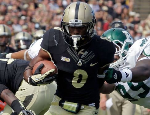 Raheem Mostet wasn't moved to running back until his final season in West Lafayette.