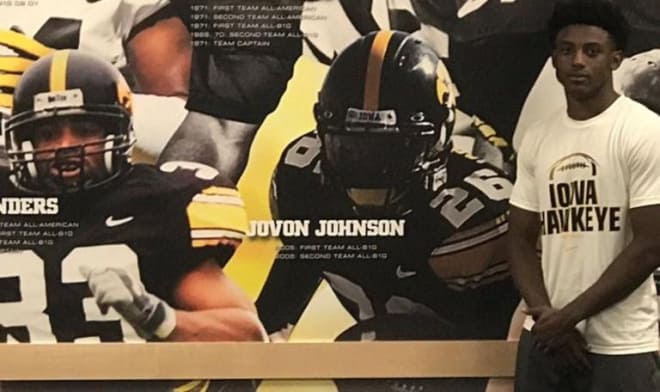 Terry Roberts may be following in the footsteps of Jovon Johnson and Bob Sanders at Iowa.