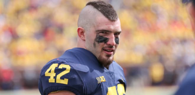 Michigan Wolverines football's Ben Mason is ready to go for a 2020 season.