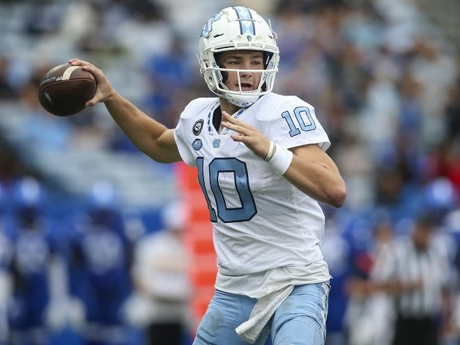 UNC quarterback Drake Maye  recognizes the Tar Heels have work to do, but he's happy at 3-0. 