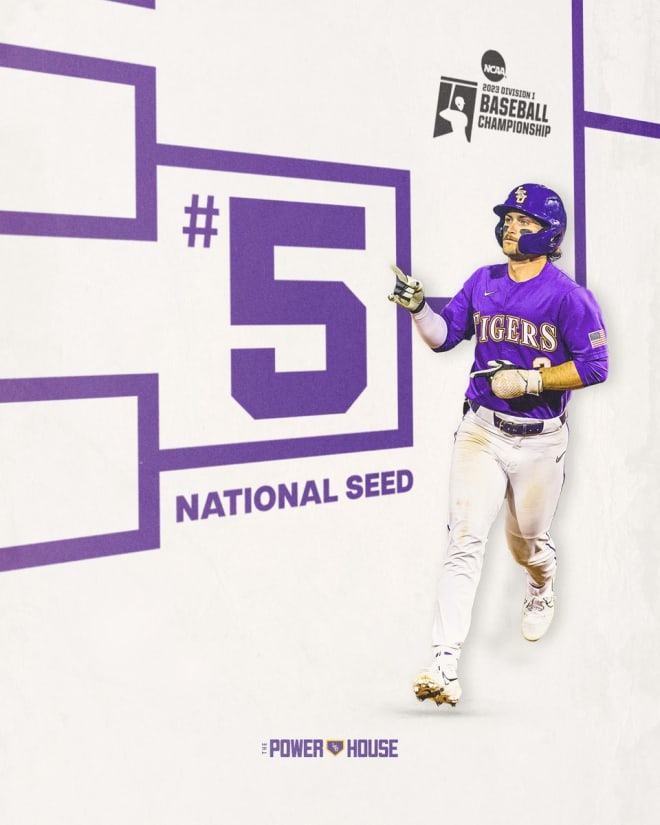 LSU earns No. 5 overall seed in NCAA Baseball Tournament