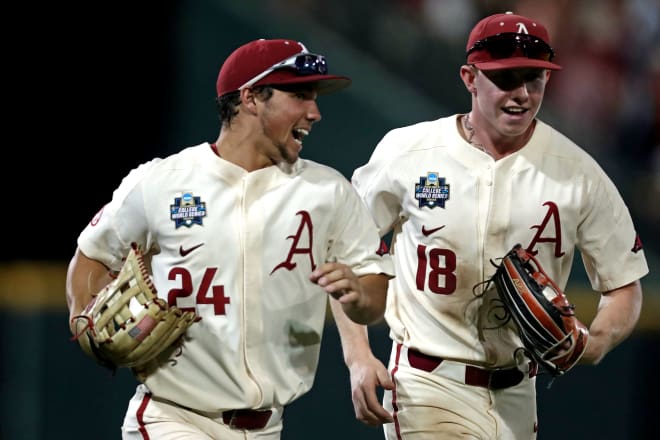 Former Arkansas Baseball Player Brett Eibner Has Awesome Debut