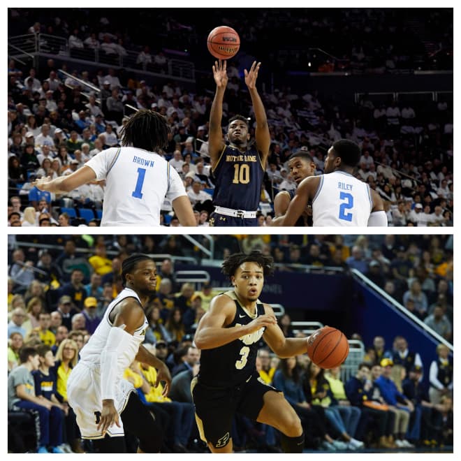 NOTRE DAME (63, 00 ACC) VS. PURDUE (64, 11 BIG 10)