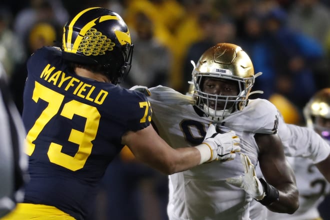Michigan Wolverines football's Jalen Mayfield