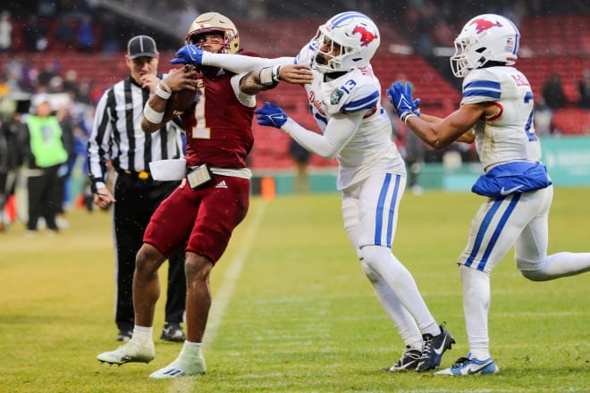 Boston College and SMU played in the Fenway Bowl to end last season. This year will be SMU's first in the ACC. 