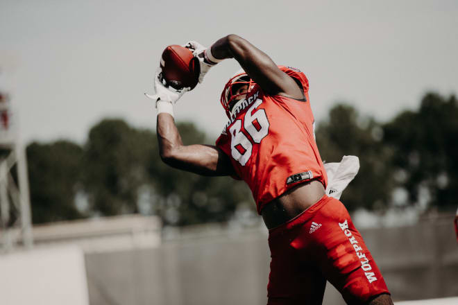 NC State Wolfpack football receiver Emeka Emezie