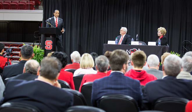 Keatts had the audience's full attention during his remarks.