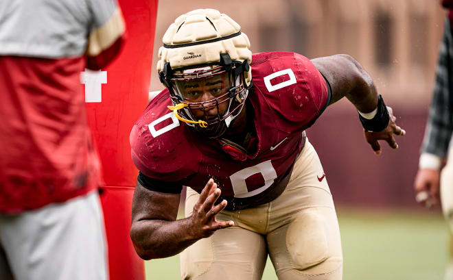 Redshirt sophomore Fabien Lovett appeared much more explosive during spring drills.