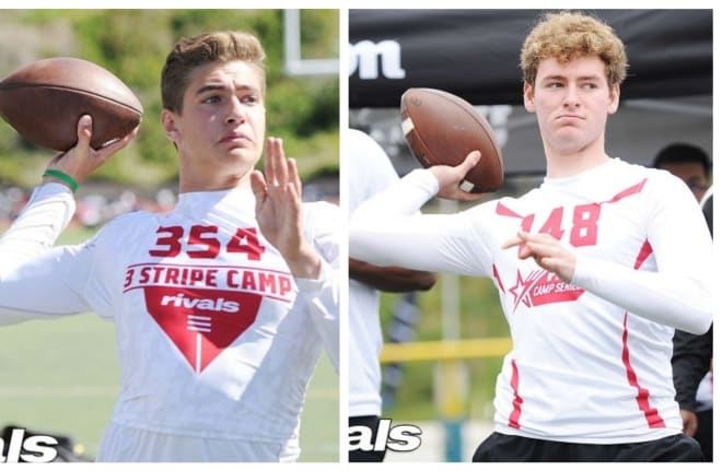 Jake Garcia, left, and Miller Moss are now both committed to USC as Rivals100 prospects.
