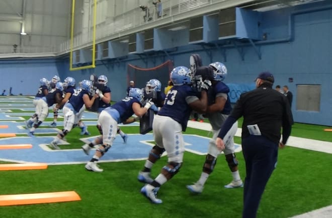THI gives you another close-up look at the football Tar Heels as spring practice is now in full swing.