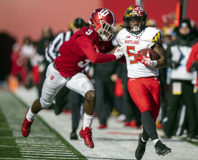 Sophomore running back Anthony McFarland will lead Maryland's backfield as the Terrapins welcome Indiana to Maryland for week eight Saturday. (USA Today Images)