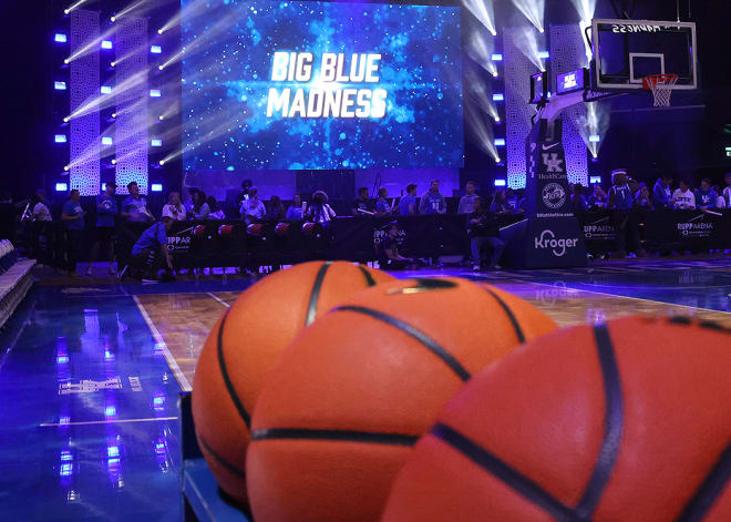 The stage was set for Big Blue Madness '22 on Friday night at Rupp Arena. 