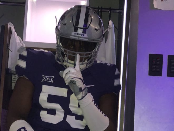 Offensive lineman Trent Pullen on his visit to K-State last summer.