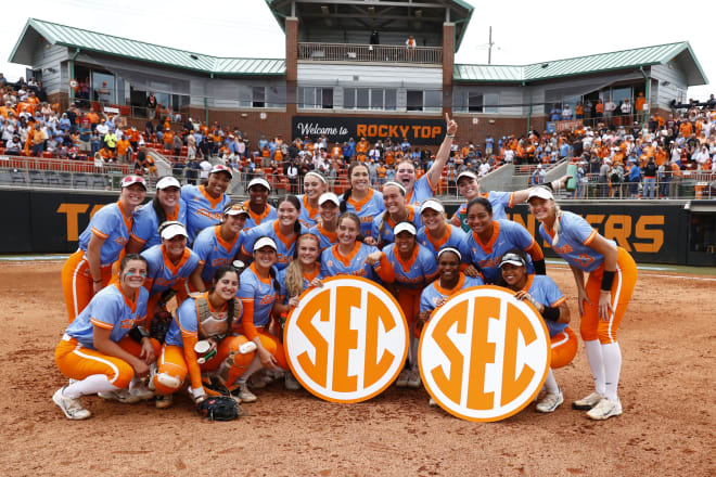 The Tennessee softball team won both the SEC regular season and tournament titles this season.