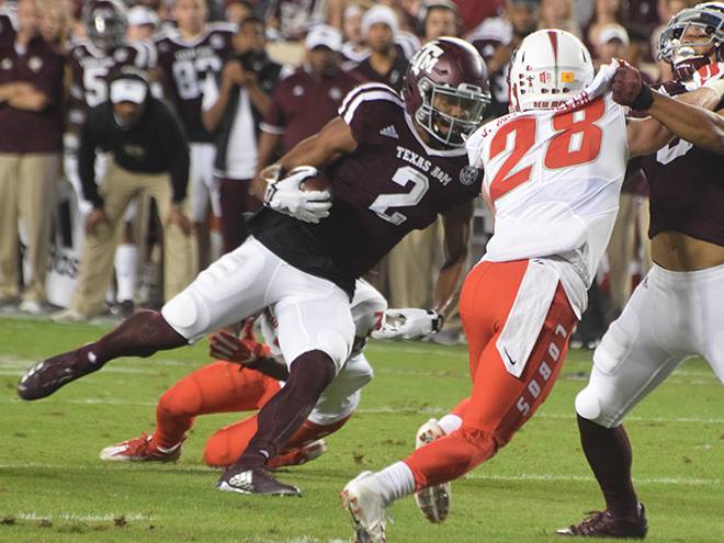 Just a sophomore, Jhamon Ausbon is A&M's leading returning receiver.