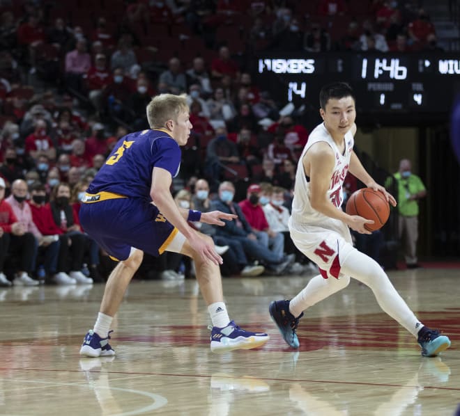 Nebraska is hoping for a better night offensively, and Keisei Tominaga's shooting will be a big part of that.