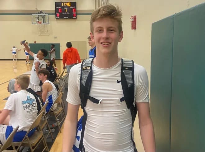 Wisconsin signed three-star wing Jack Robison in the 2024 recruiting class. 