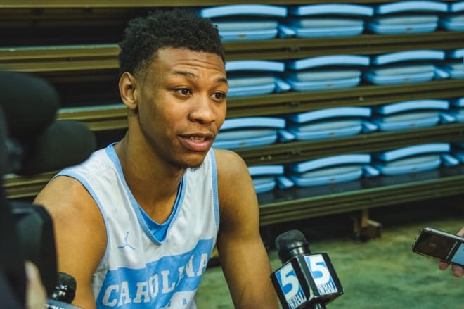 Christian Keeling and three other Tar Heels met with the media Thursday to discuss Saturday's game at Duke.