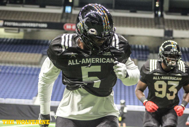 Four-star Christopher Hinton will play his more natural position on the interior of the defensive line in the All-American Bowl.