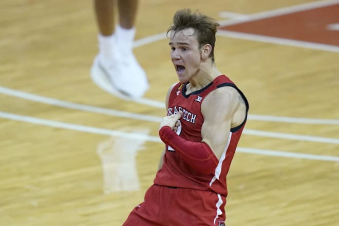 Mac McClung after hitting the game winning dagger at Texas 