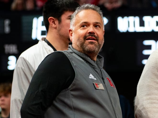 Nebraska football coach Matt Rhule