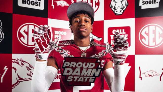 Arkansas football DB signee Jaden Allen.