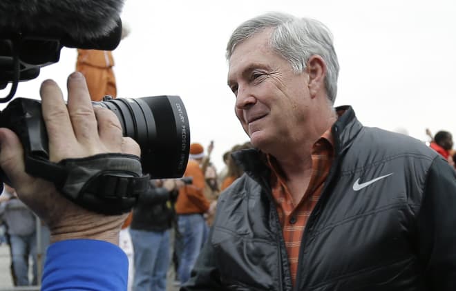 Mack Brown compiled a 158-48 record while head coach at Texas from 1998-2013.