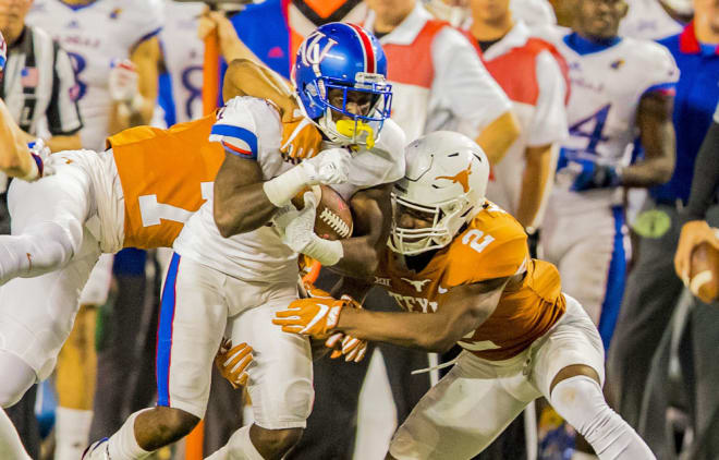 The Kansas defense played a solid game, but the Longhorns played better