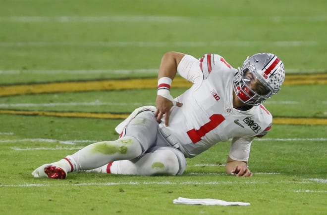 The former Buckeye quarterback was selected No. 11 overall by the Chicago Bears on Thursday.